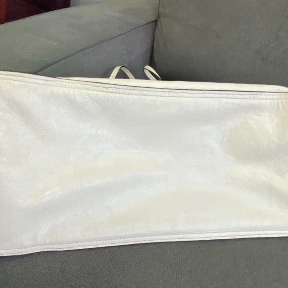 Prada Cream Glace Calf Leather Etiquette Tote Bag - Picture 5 of 16